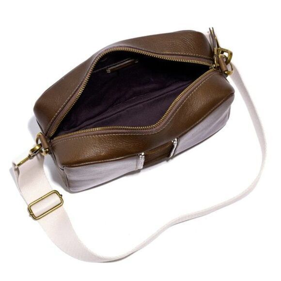 NEW Madewell Suede Inset Large‎ Transport Camera Bag - Picture 3 of 14